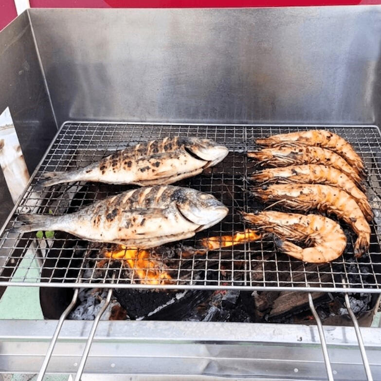 Barbecue Barbecue Premium de Peixe e Marisco